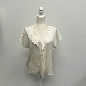 Hugo Boss Off White Silk Blouse